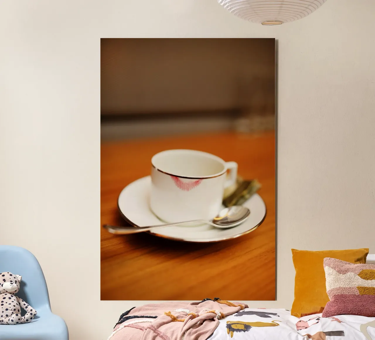 Caffè Liebe, Monaco alluminio dibond da art picture