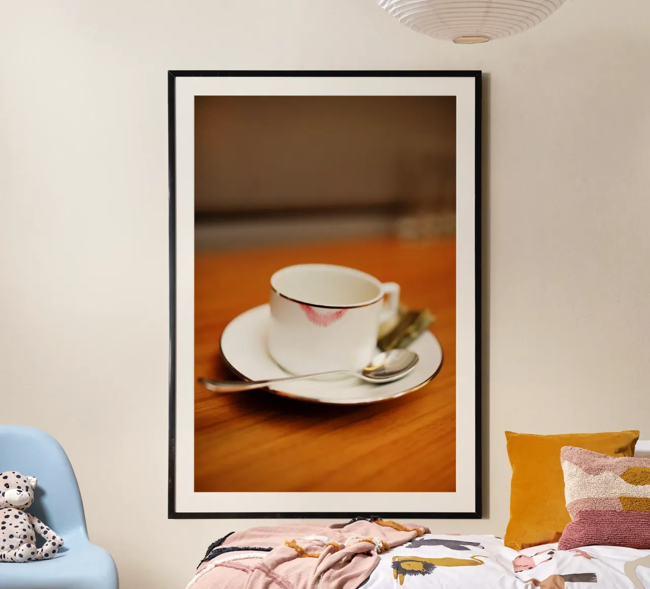 Caffè Liebe, Monaco poster con telaio in alluminio da art picture