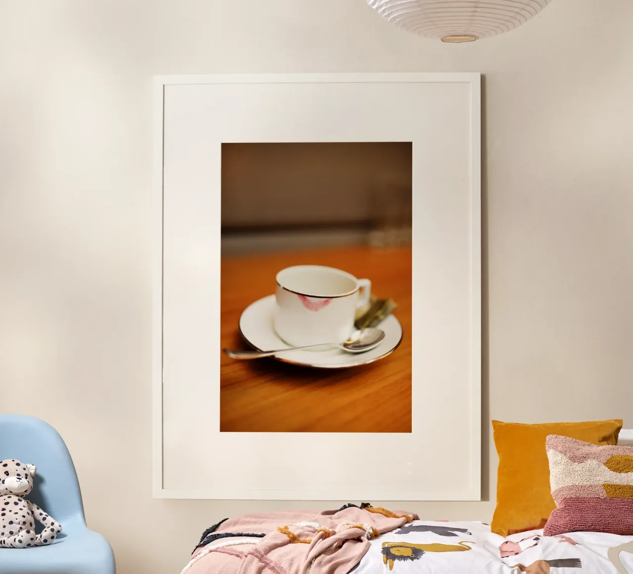 Caffè Liebe, Monaco poster con telaio in alluminio da art picture