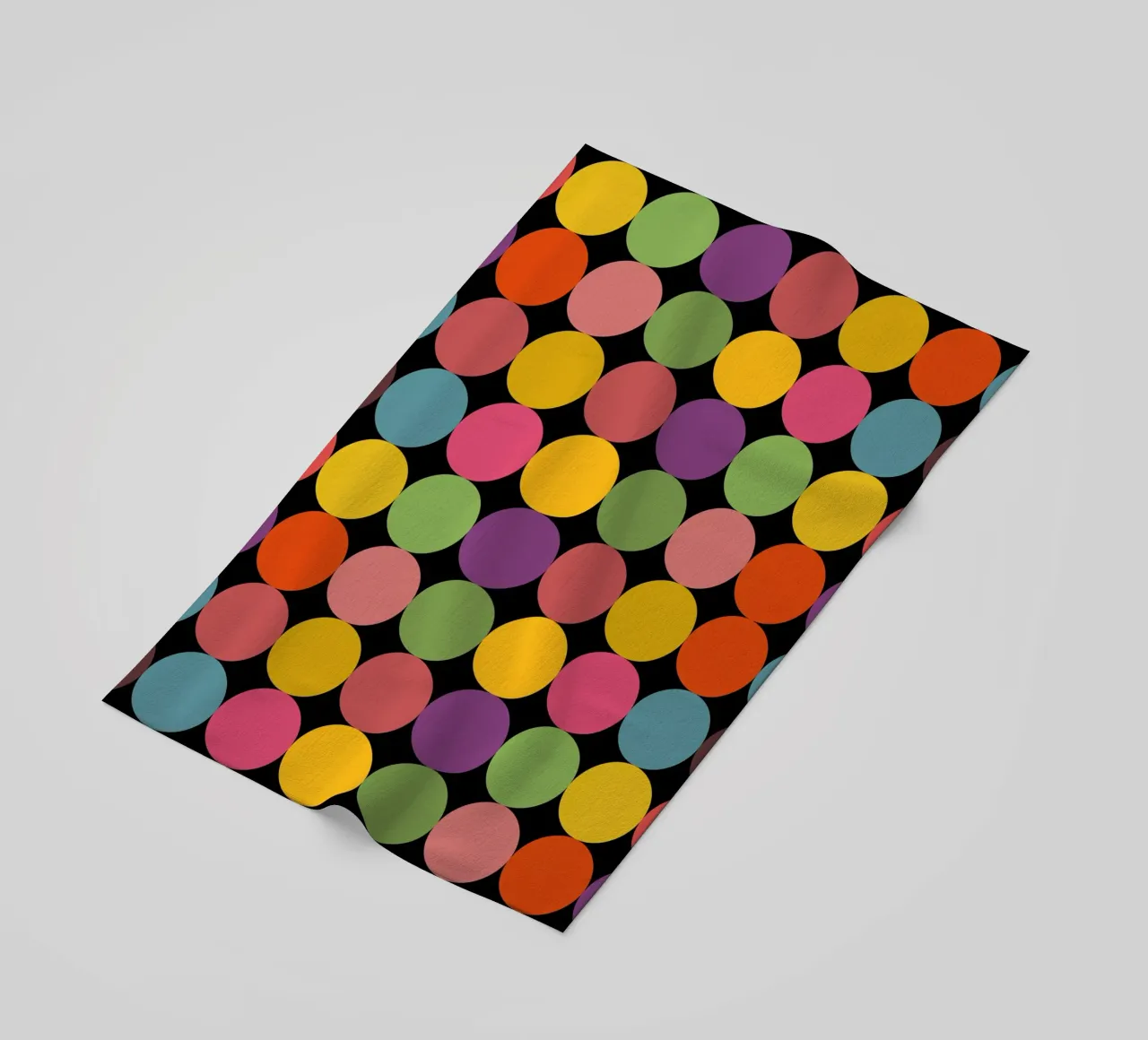 Mid-Century Minimalist Pop-Art Polka Dots beach towel by good-vibes