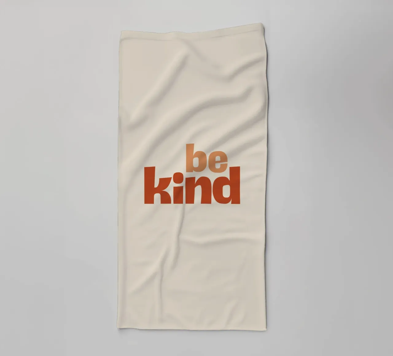 Be Kind - Boho Typography Art towel by Imaginative