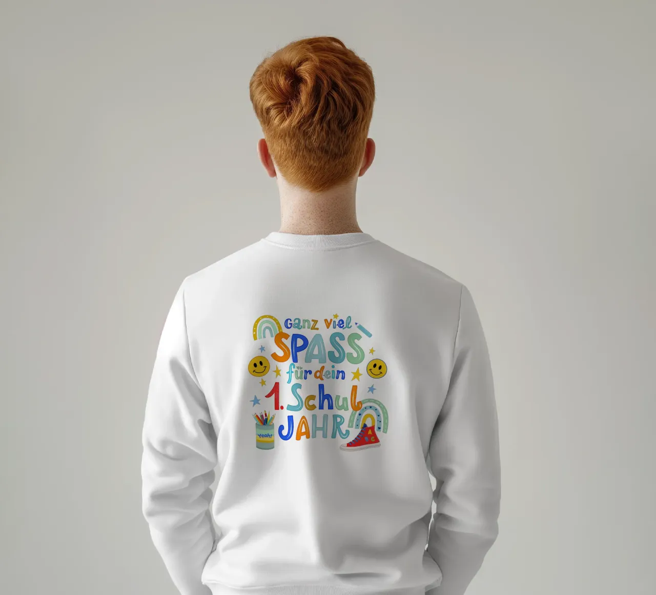 I bambini di prima elementare. Il primo anno scolastico. felpa da CalliLetters