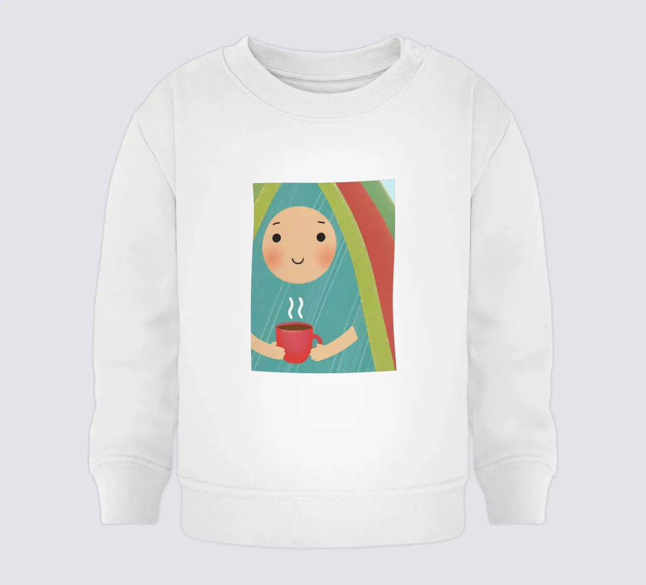 Godere del calore nella semplicità felpa neonato da LOYAL SHOP