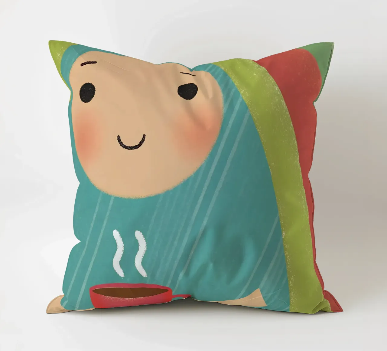 Enjoying Warmth in Simplicity decorative cushion by LOYAL SHOP