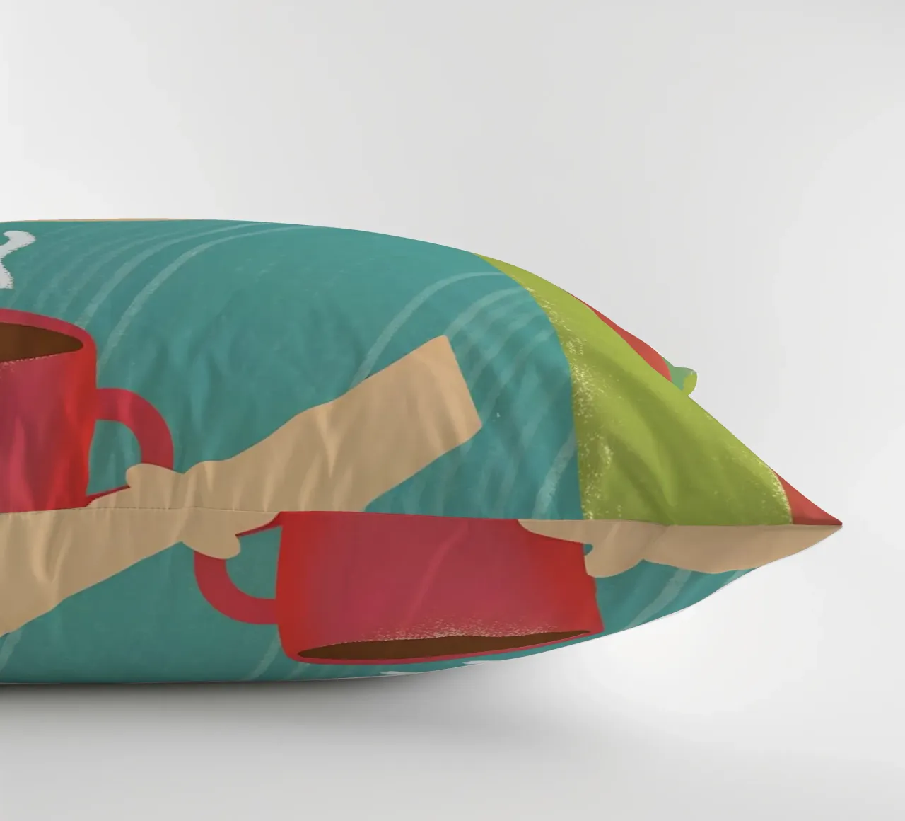 Enjoying Warmth in Simplicity decorative cushion by LOYAL SHOP