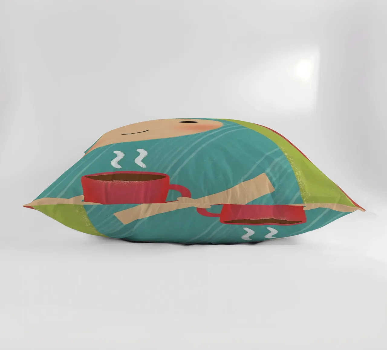 Enjoying Warmth in Simplicity decorative cushion by LOYAL SHOP