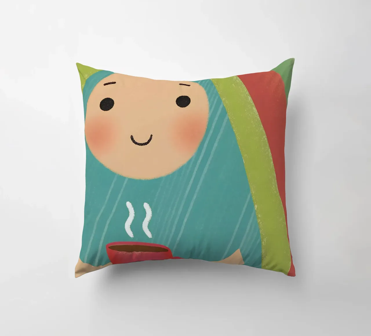 Enjoying Warmth in Simplicity decorative cushion by LOYAL SHOP