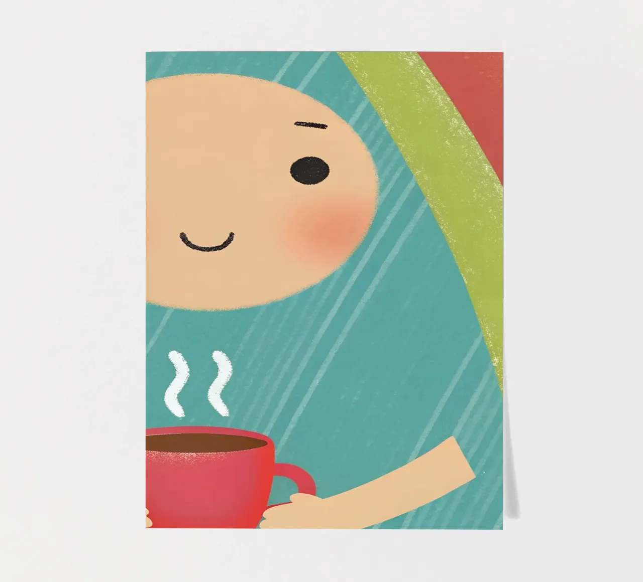 Enjoying Warmth in Simplicity sticker sheet by LOYAL SHOP