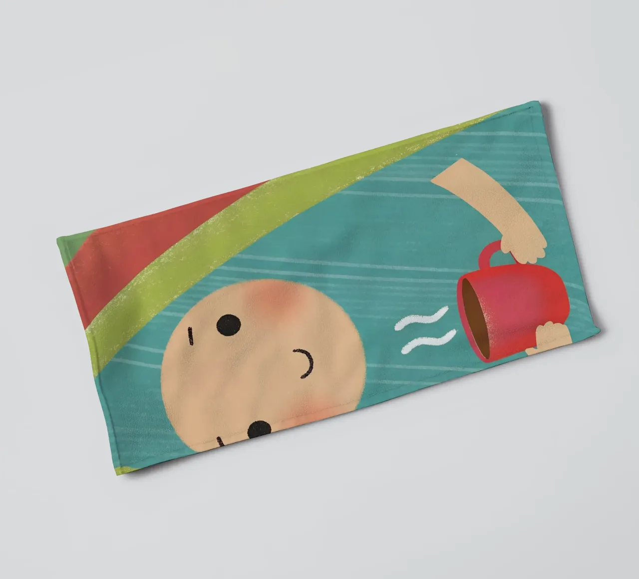 Enjoying Warmth in Simplicity towel by LOYAL SHOP