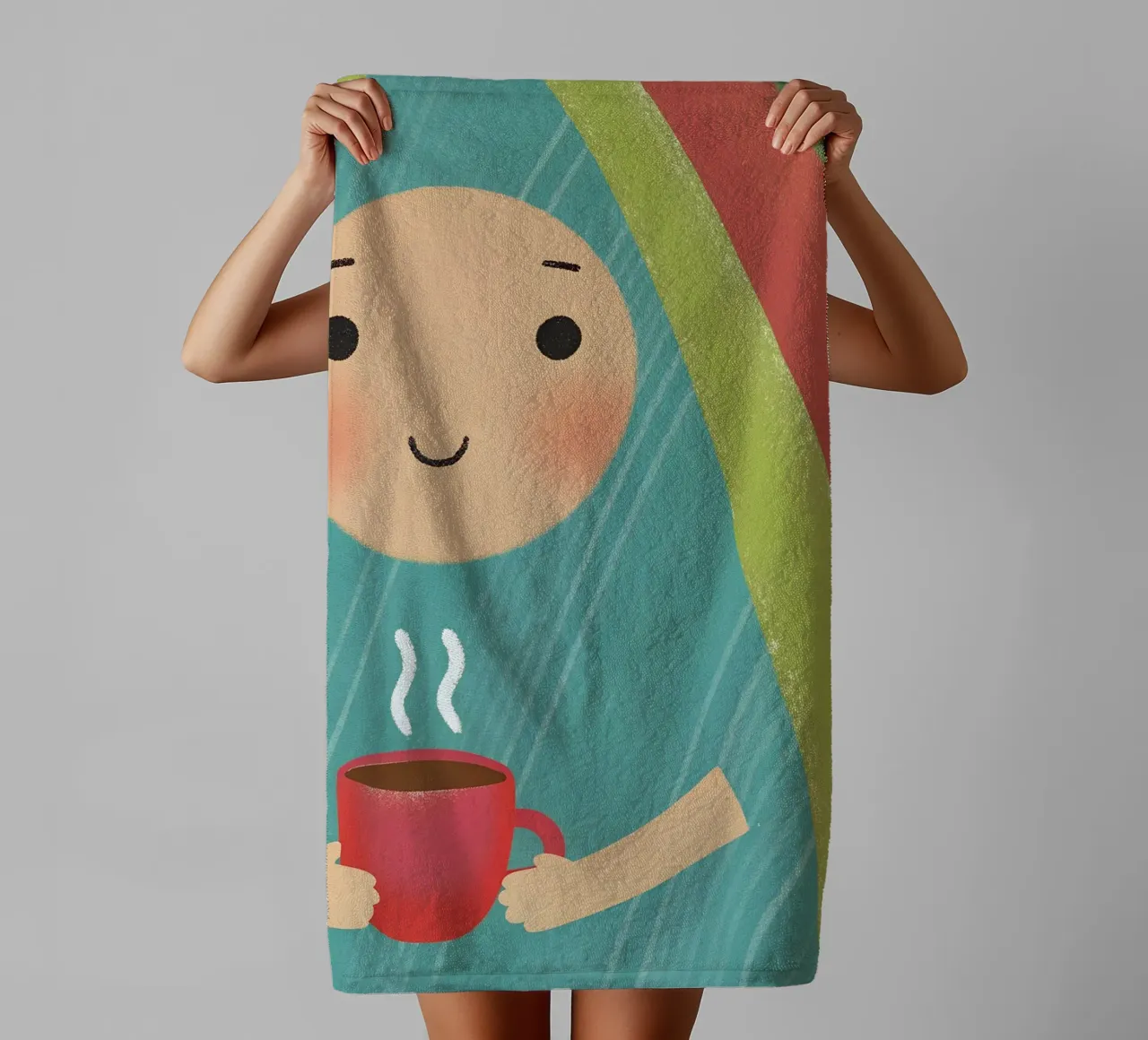 Enjoying Warmth in Simplicity towel by LOYAL SHOP