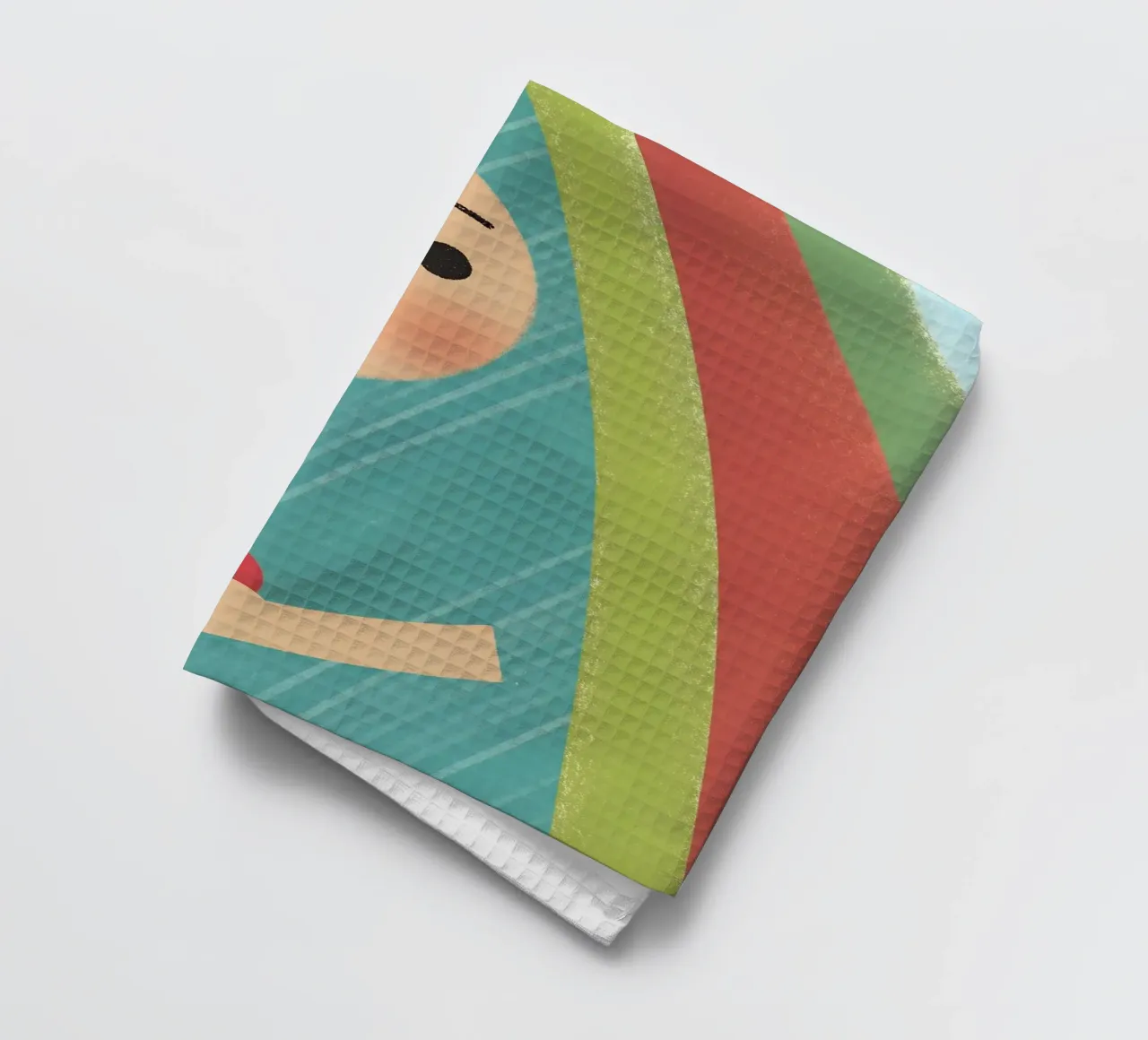 Enjoying Warmth in Simplicity tea towel by LOYAL SHOP