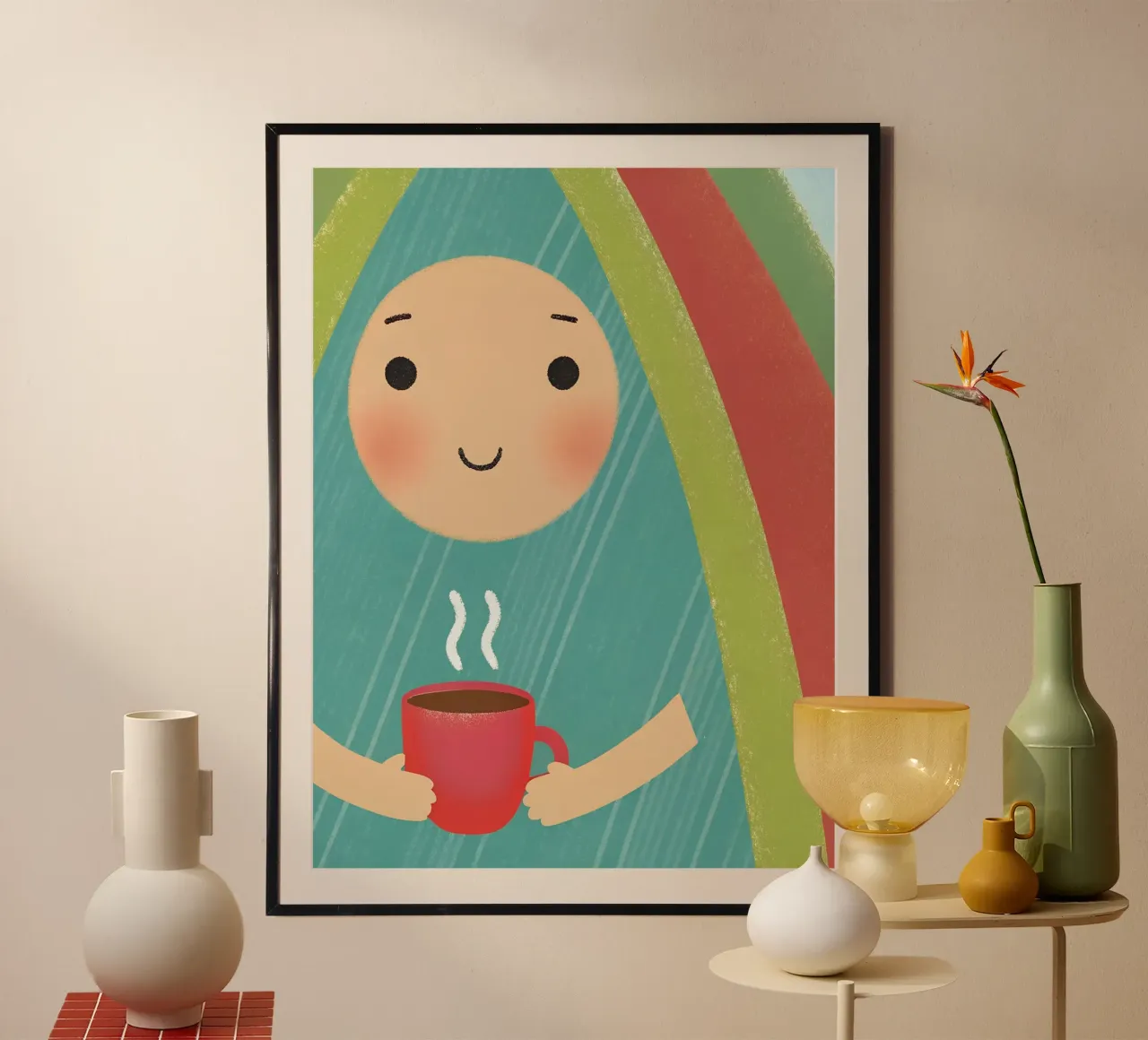 Godere del calore nella semplicità poster da LOYAL SHOP