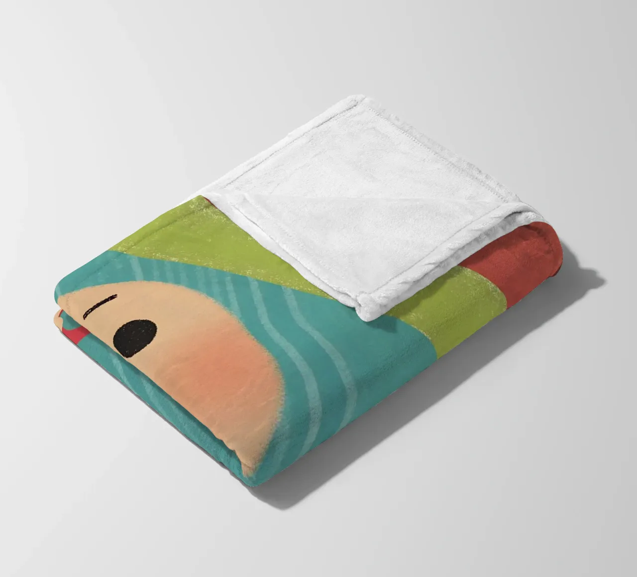 Enjoying Warmth in Simplicity fleece blanket by LOYAL SHOP
