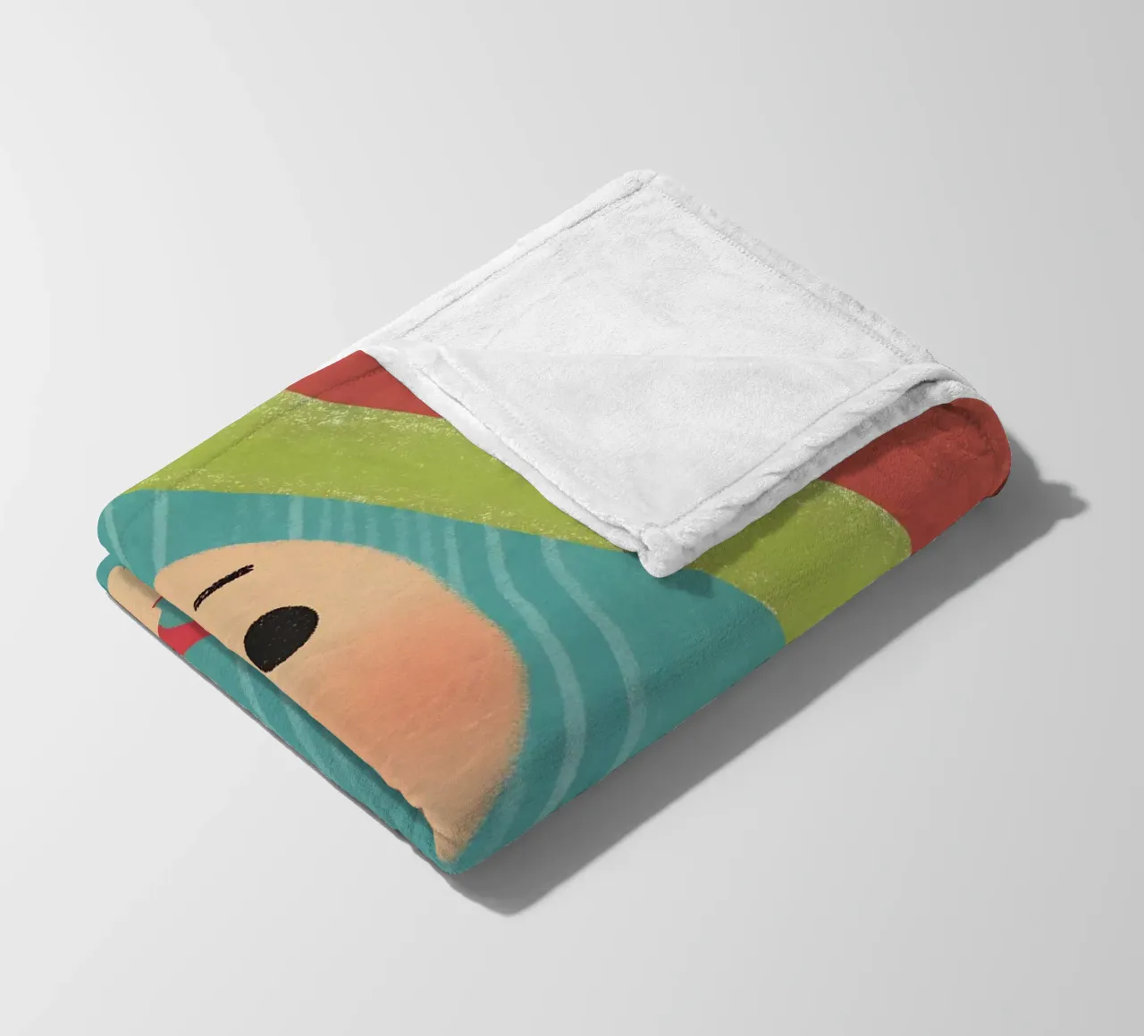 Enjoying Warmth in Simplicity fleece blanket by LOYAL SHOP