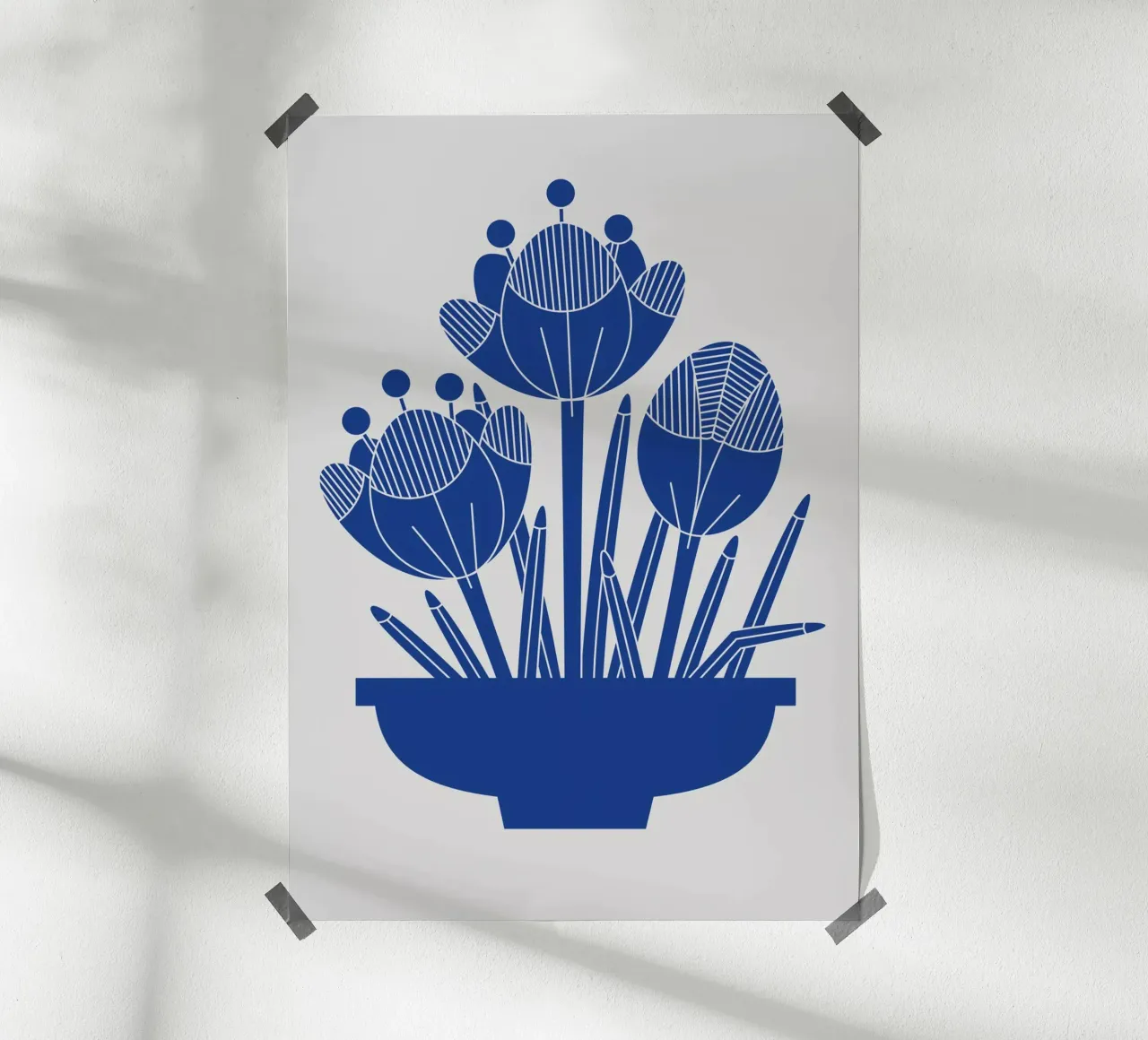 Blue vase no: 2 poster da Lidia Blomgren