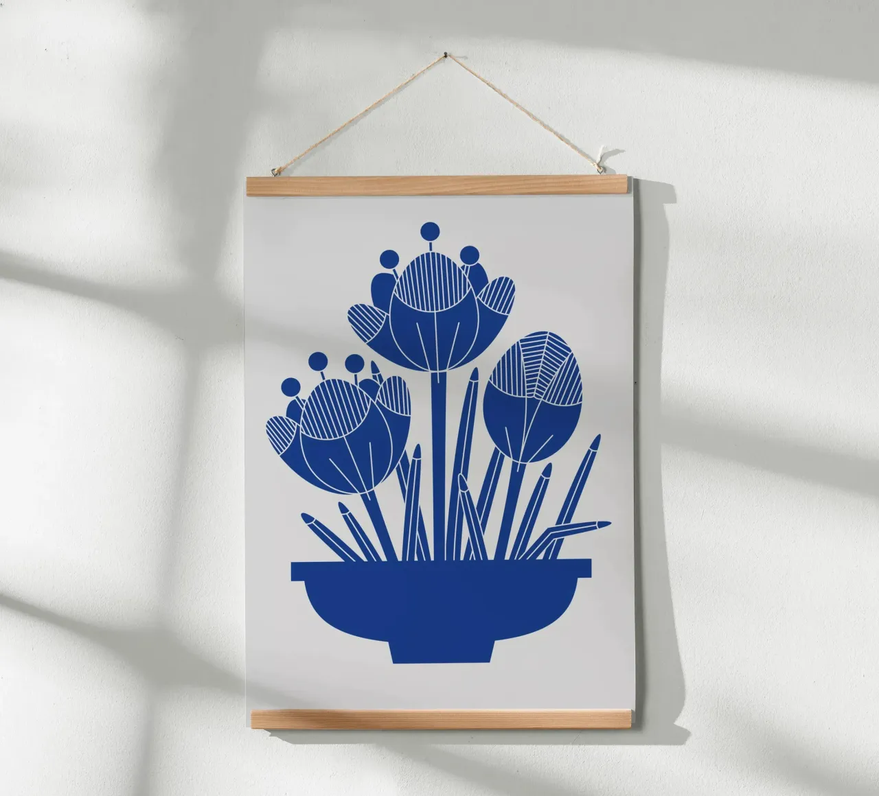 Blue vase no: 2 poster da Lidia Blomgren