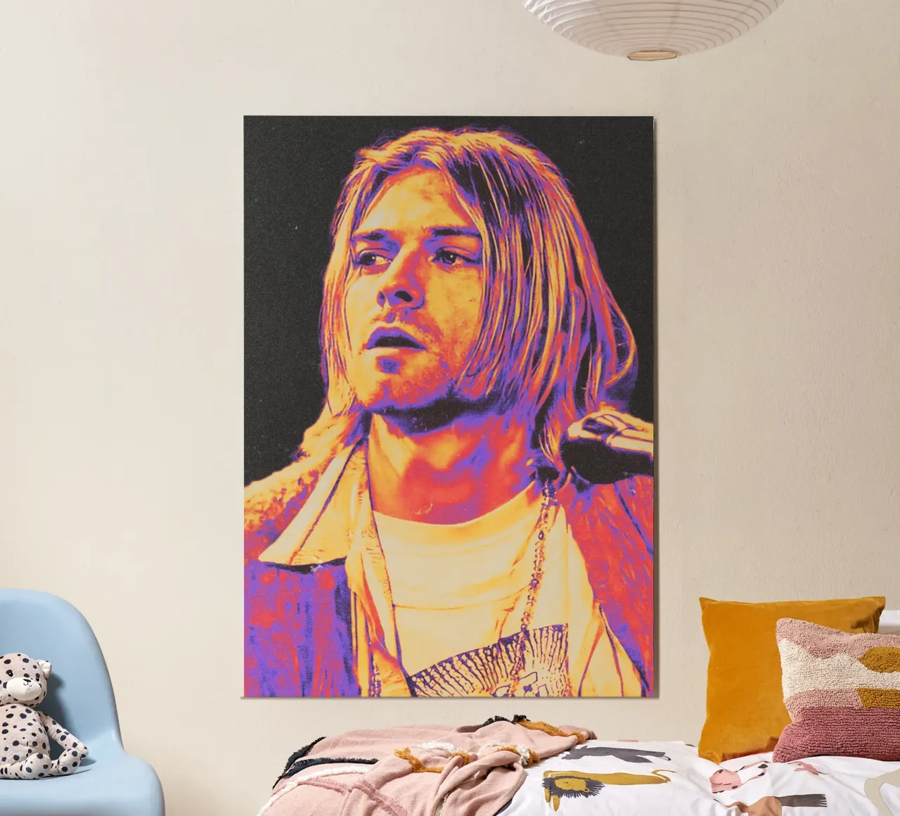 Kurt Cobain alluminio dibond da Limitless Prints