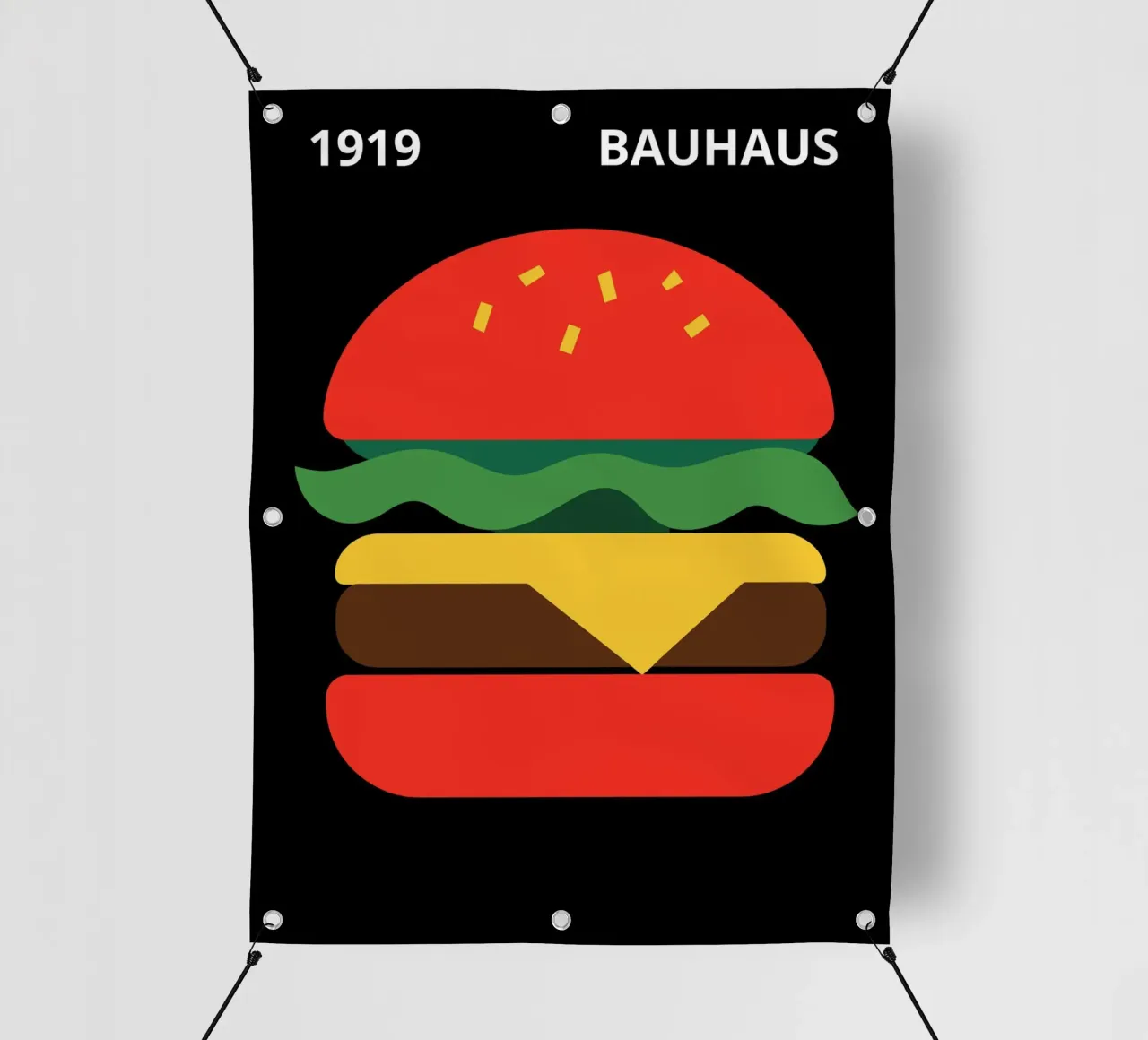 Bauhaus Burger telo in pvc da LisaArtes