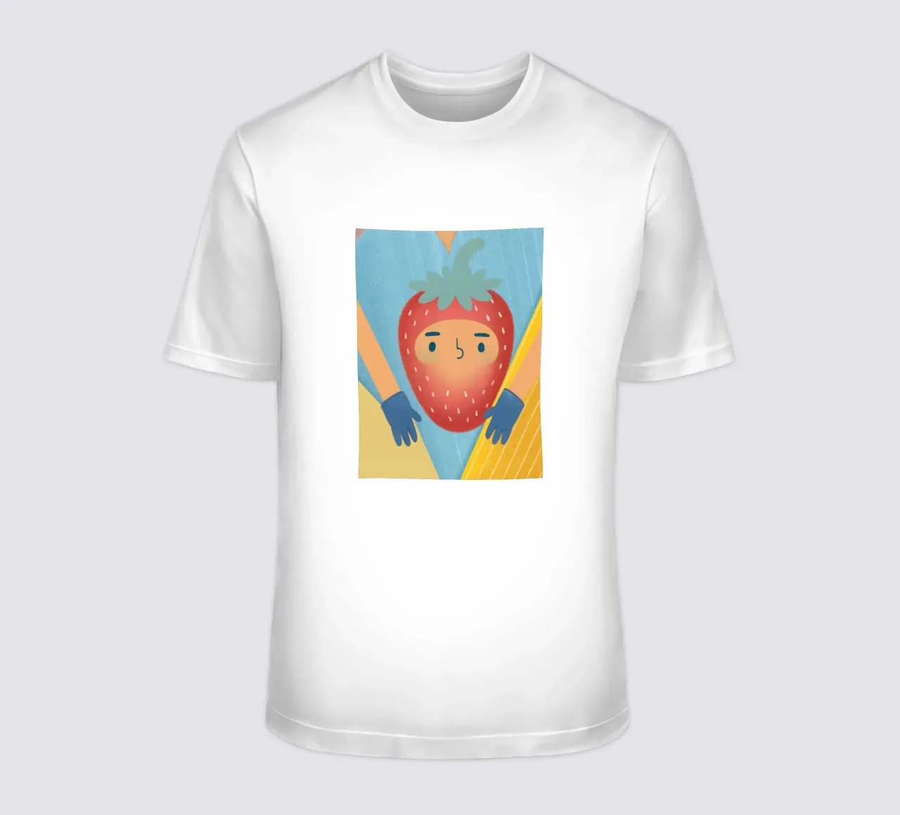fragole con espressioni divertenti t-shirt da LOYAL SHOP
