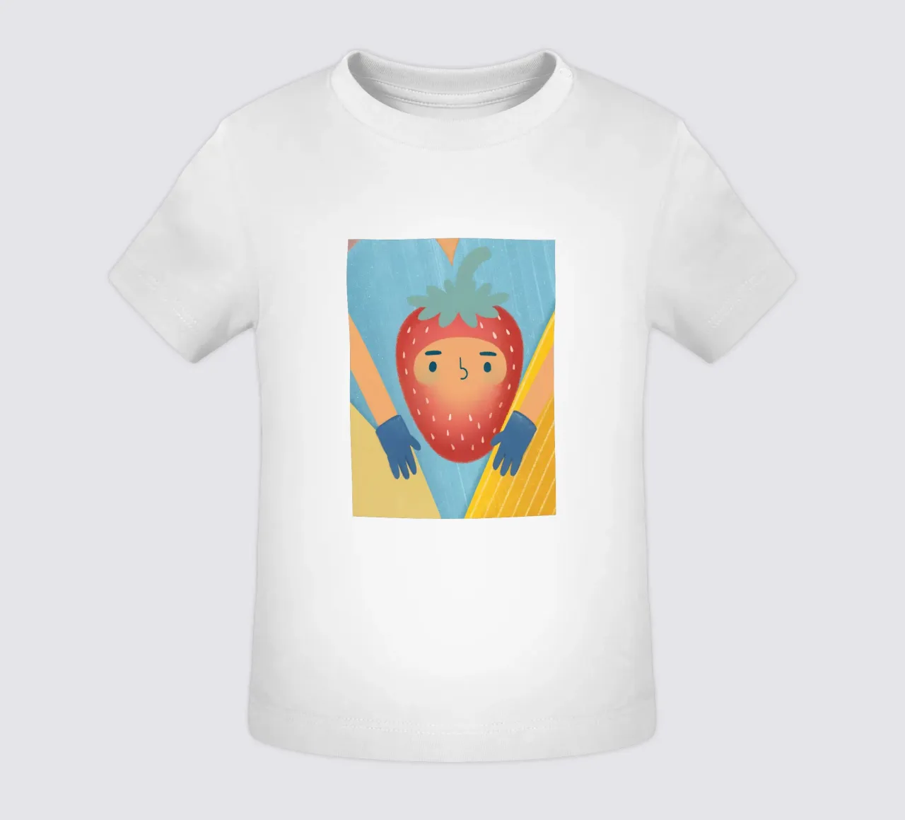 Erdbeeren mit lustigen Ausdrücken Baby T-Shirt von LOYAL SHOP