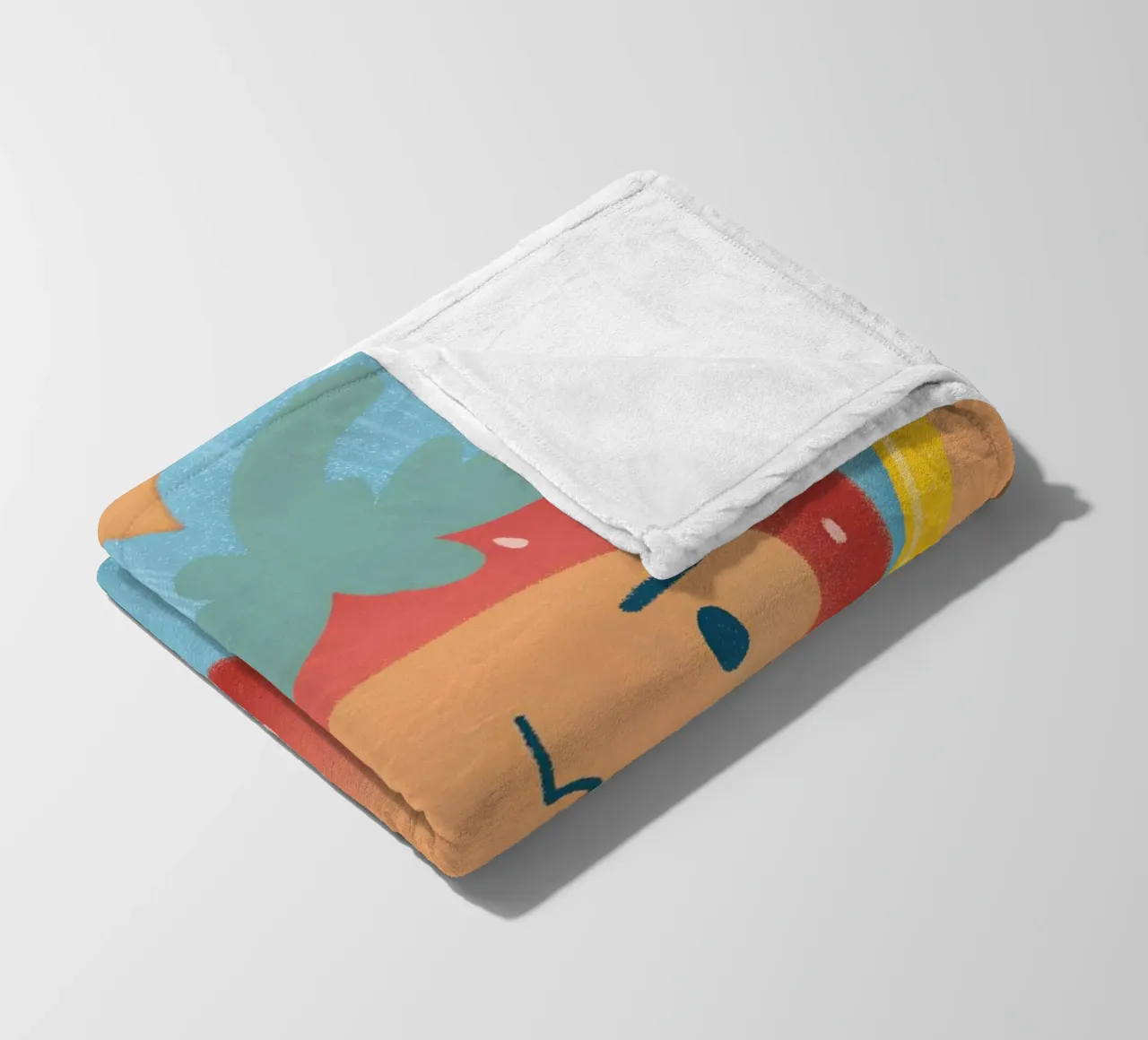 fragole con espressioni divertenti coperta in pile da LOYAL SHOP