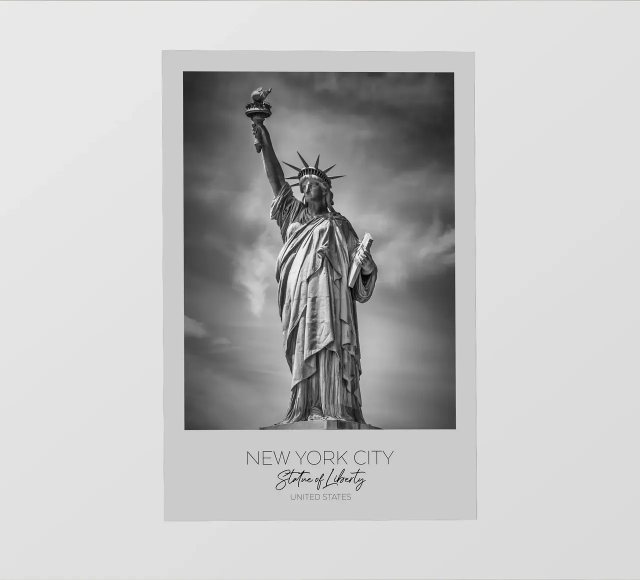 In primo piano: NEW YORK CITY Statua della Libertà telo in pvc da Melanie Viola