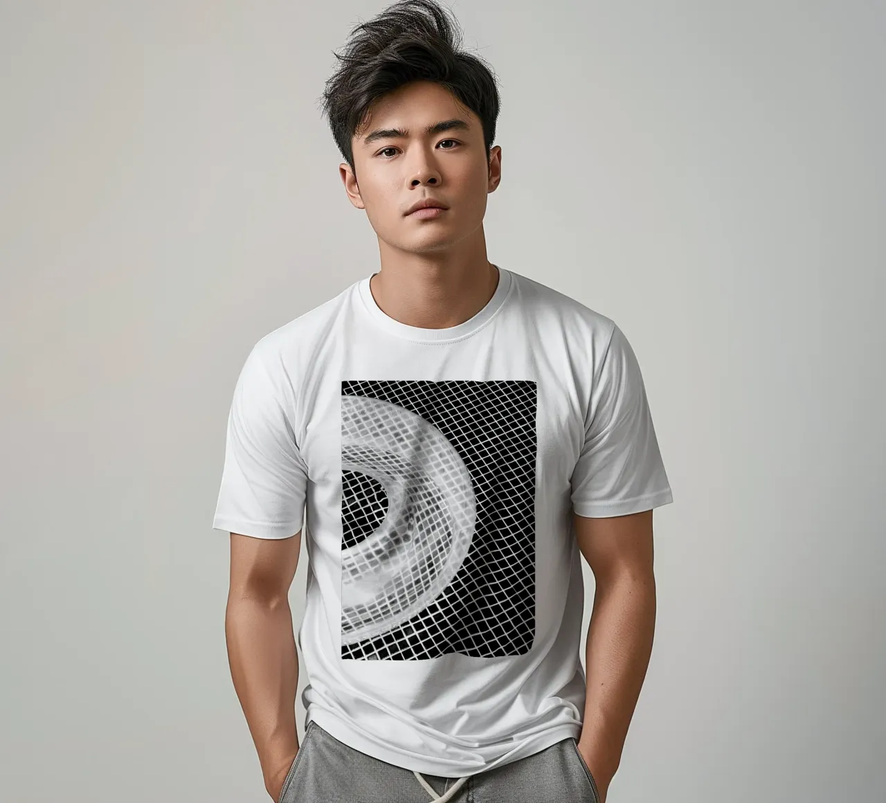 Dimensione nera t-shirt da rafael campezato