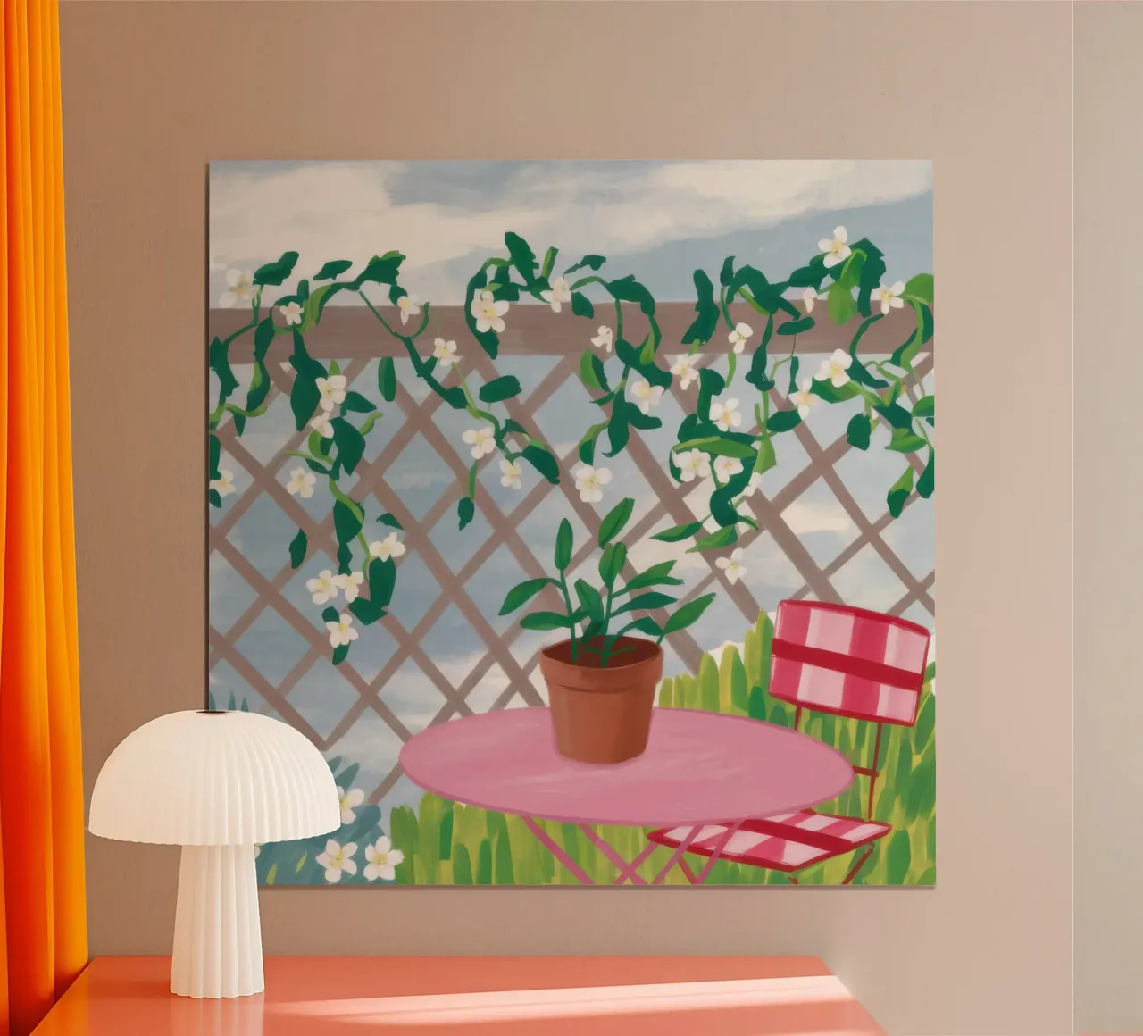 Balcone Giardino Serenità carta hahnemühle da Sun Riser