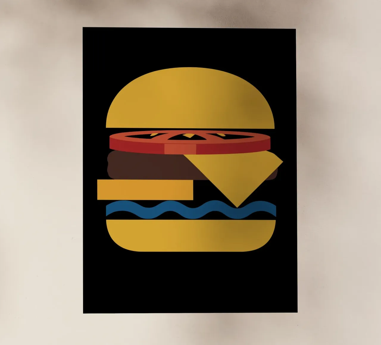 Abstract Cheeseburger pellicola backlit da LisaArtes