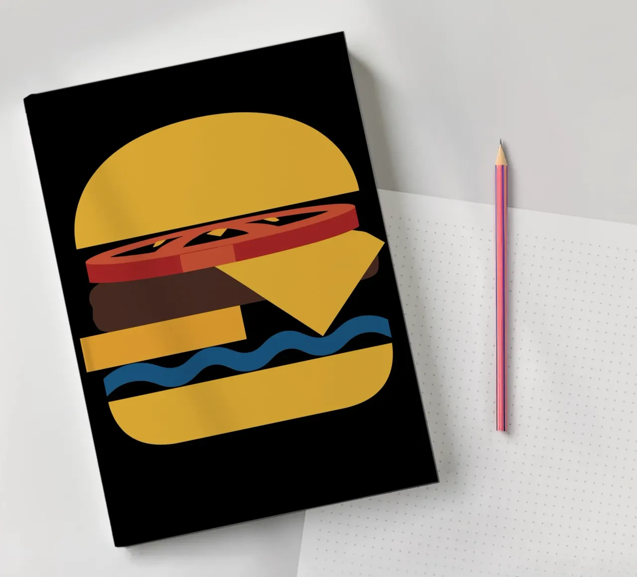 Abstract Cheeseburger diario da LisaArtes