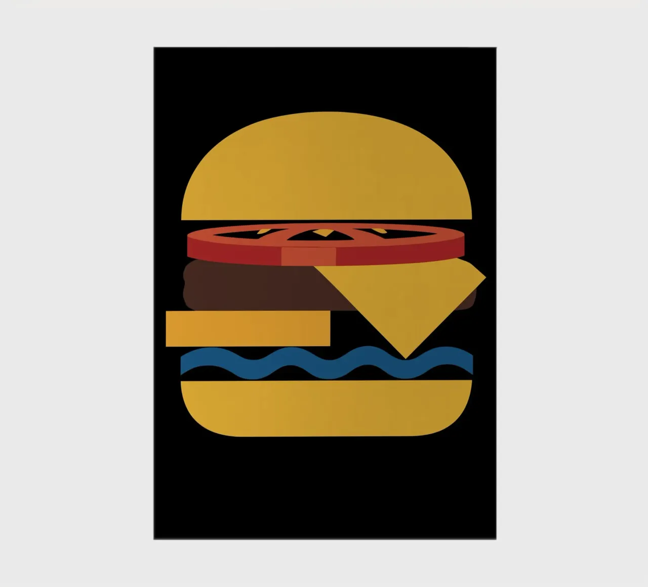 Abstract Cheeseburger diario da LisaArtes
