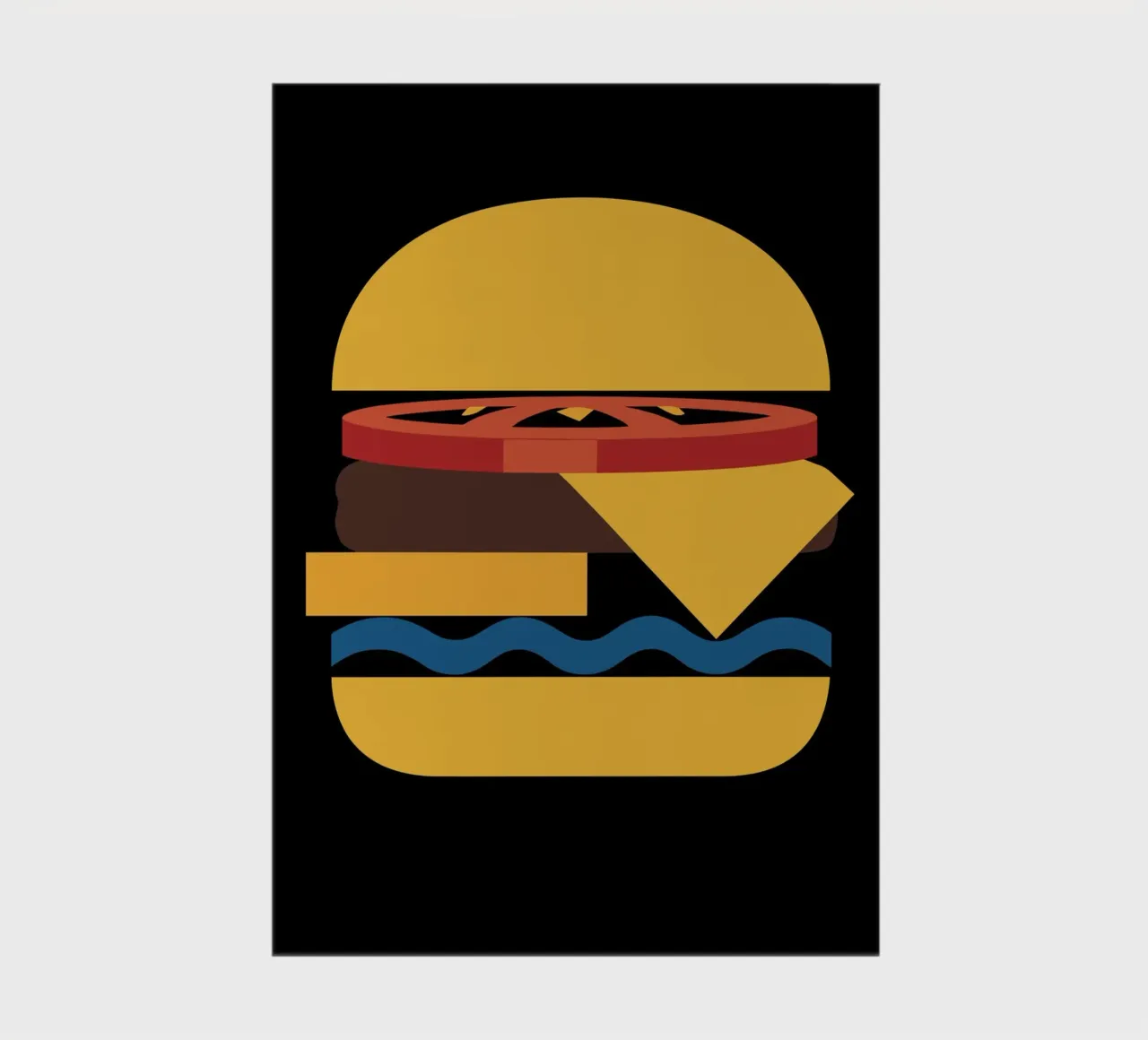 Abstract Cheeseburger diario da LisaArtes