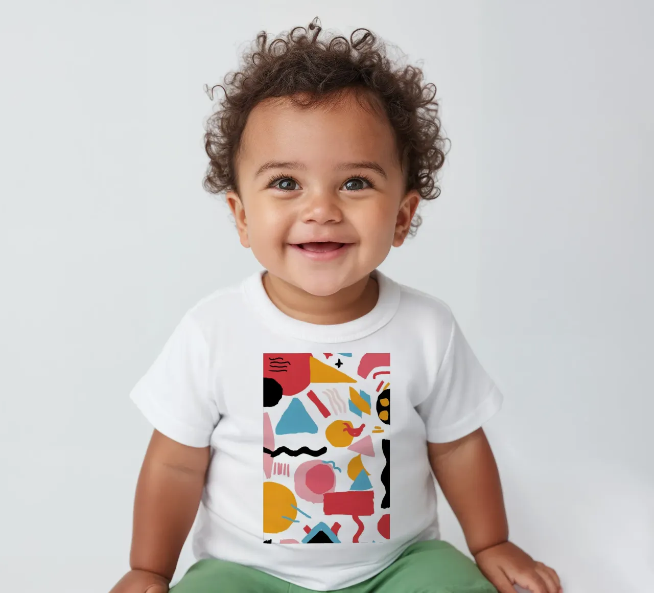 Caos in stile Memphis maglietta neonato da Sun Riser