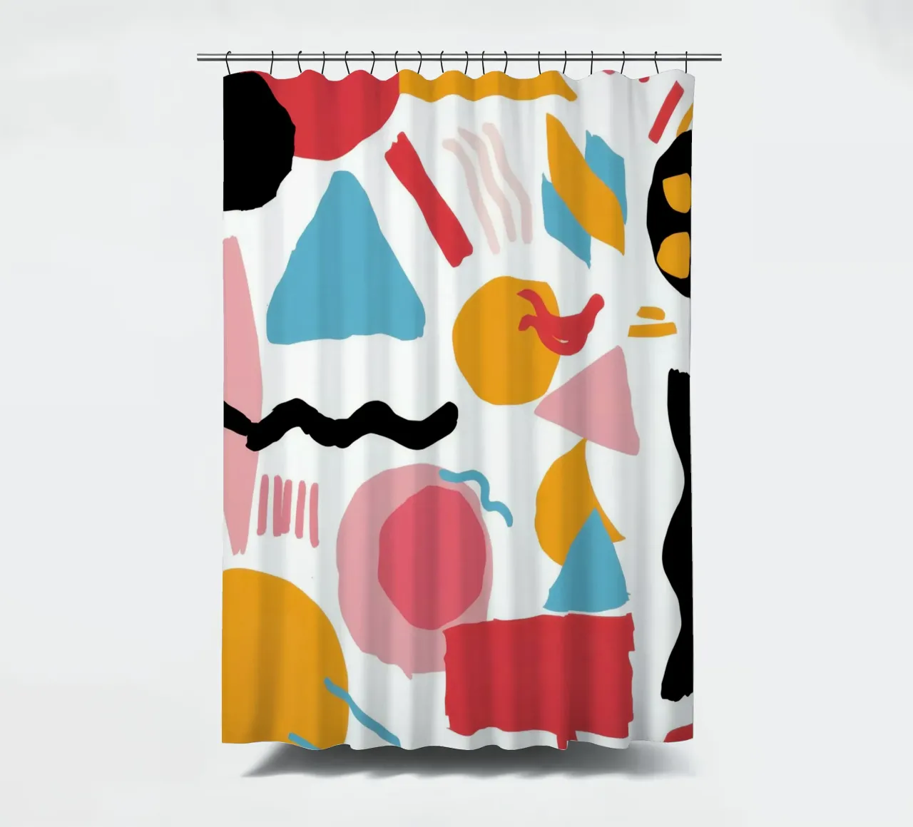 Caos in stile Memphis tenda da doccia da Sun Riser