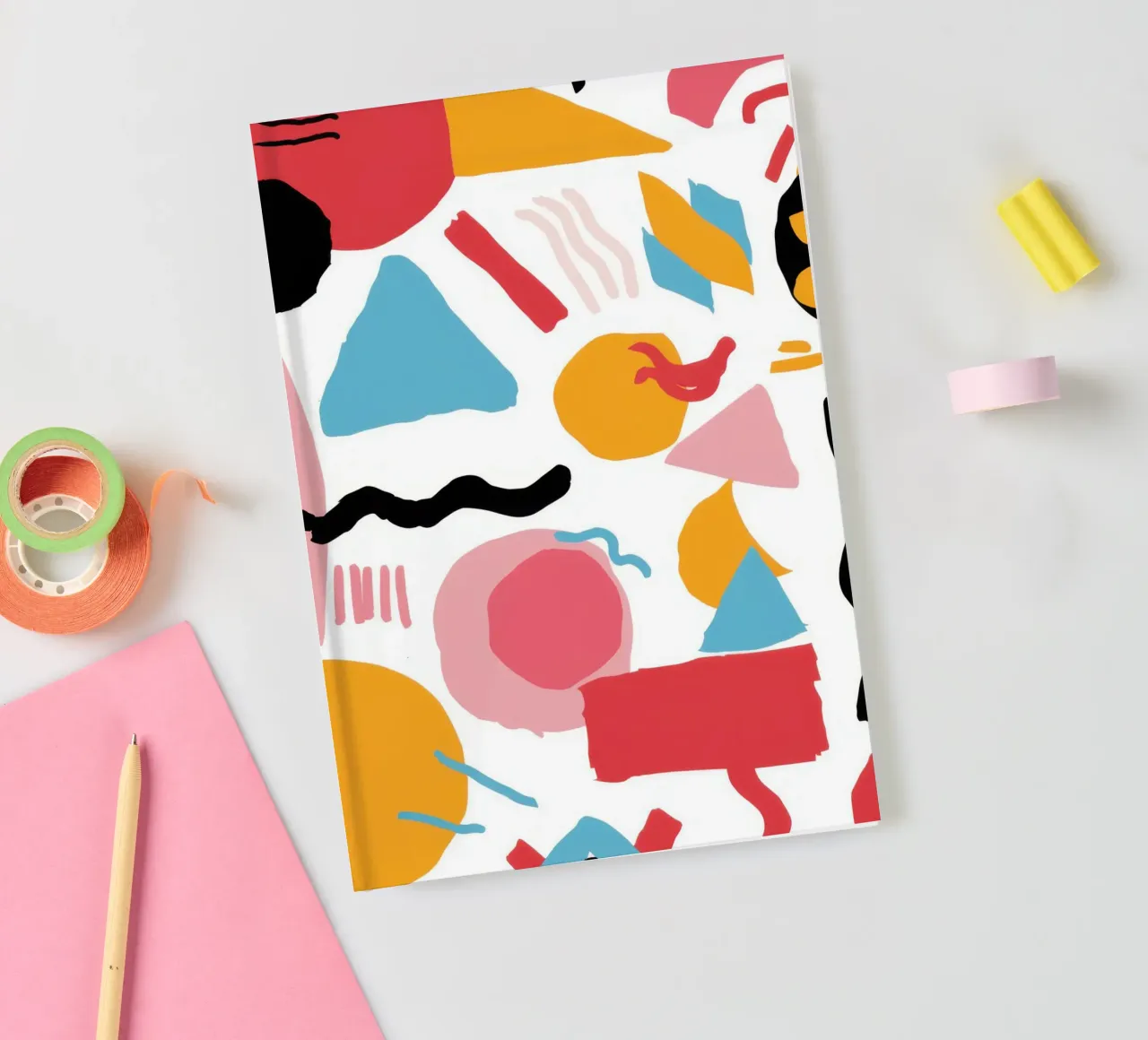 Memphis Style Chaos carnet de notes de Sun Riser