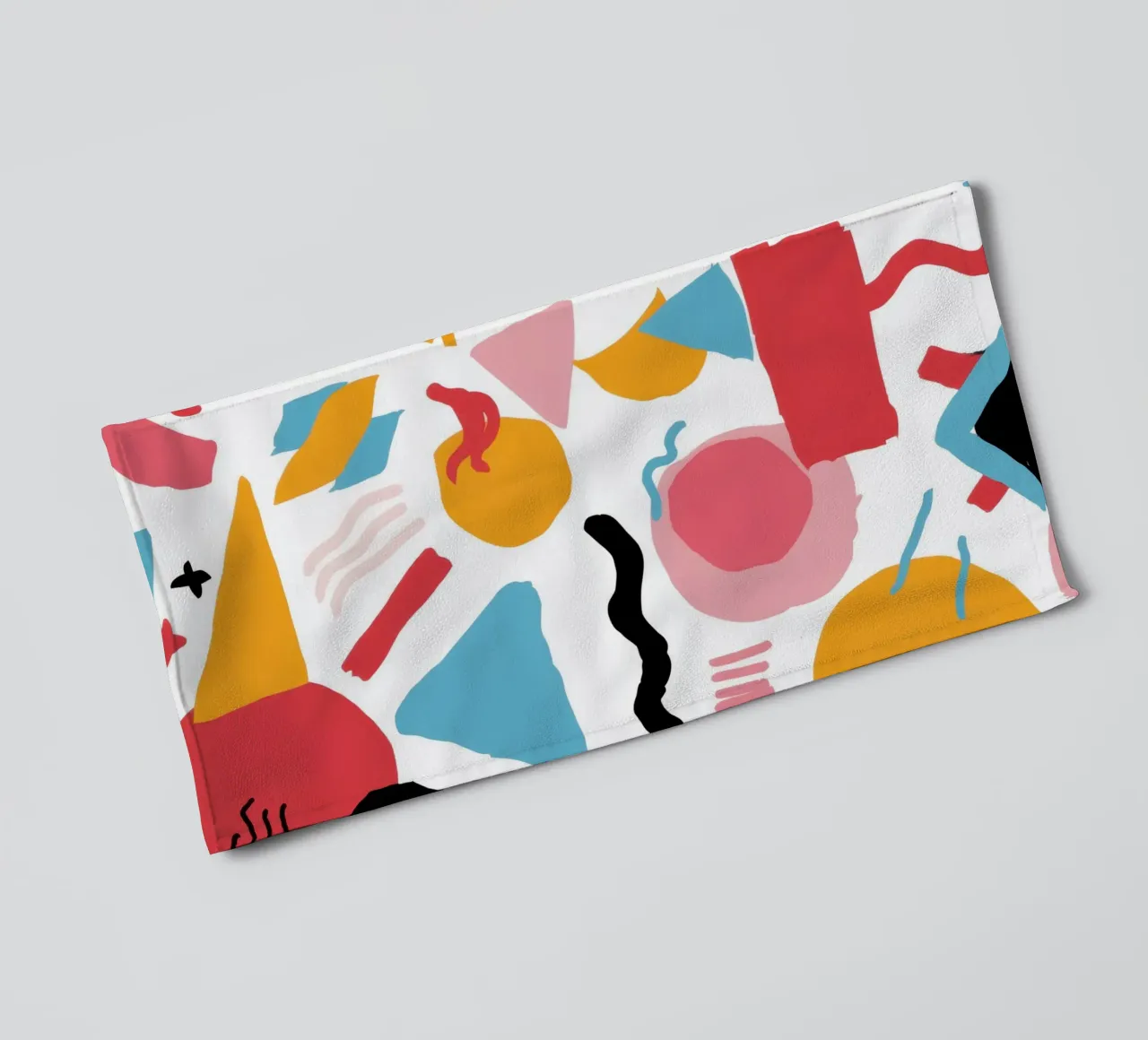 Chaos in Memphis-stijl badhanddoek van Sun Riser