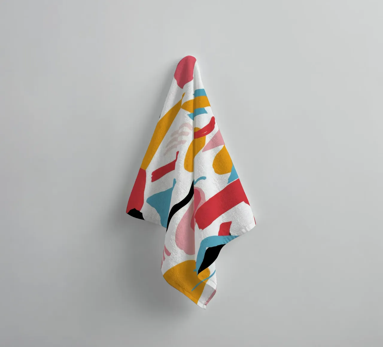 Chaos in Memphis-stijl badhanddoek van Sun Riser