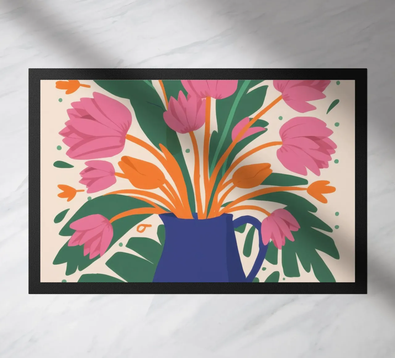 Bouquet di tulipani fauvista zerbino da Sun Riser