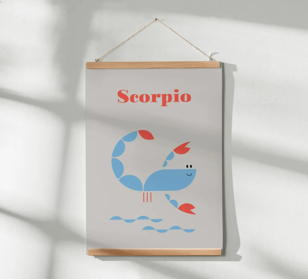Segno zodiacale Scorpione carta hahnemühle da Carolin Vonhoff