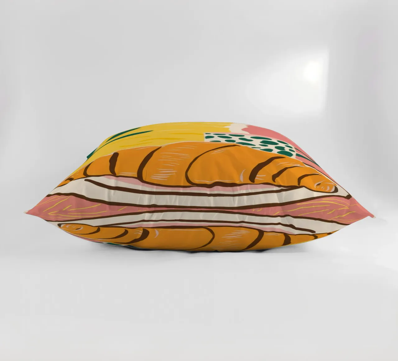 Piatto di croissant del mattino cuscino da Sun Riser