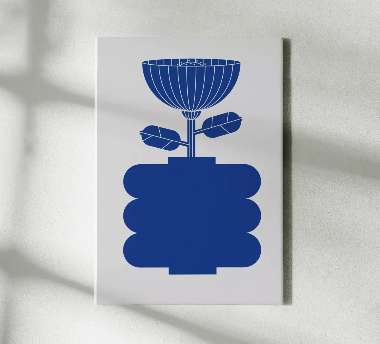 Blue vase no: 4 tela con Cornice a cassetta da Lidia Blomgren