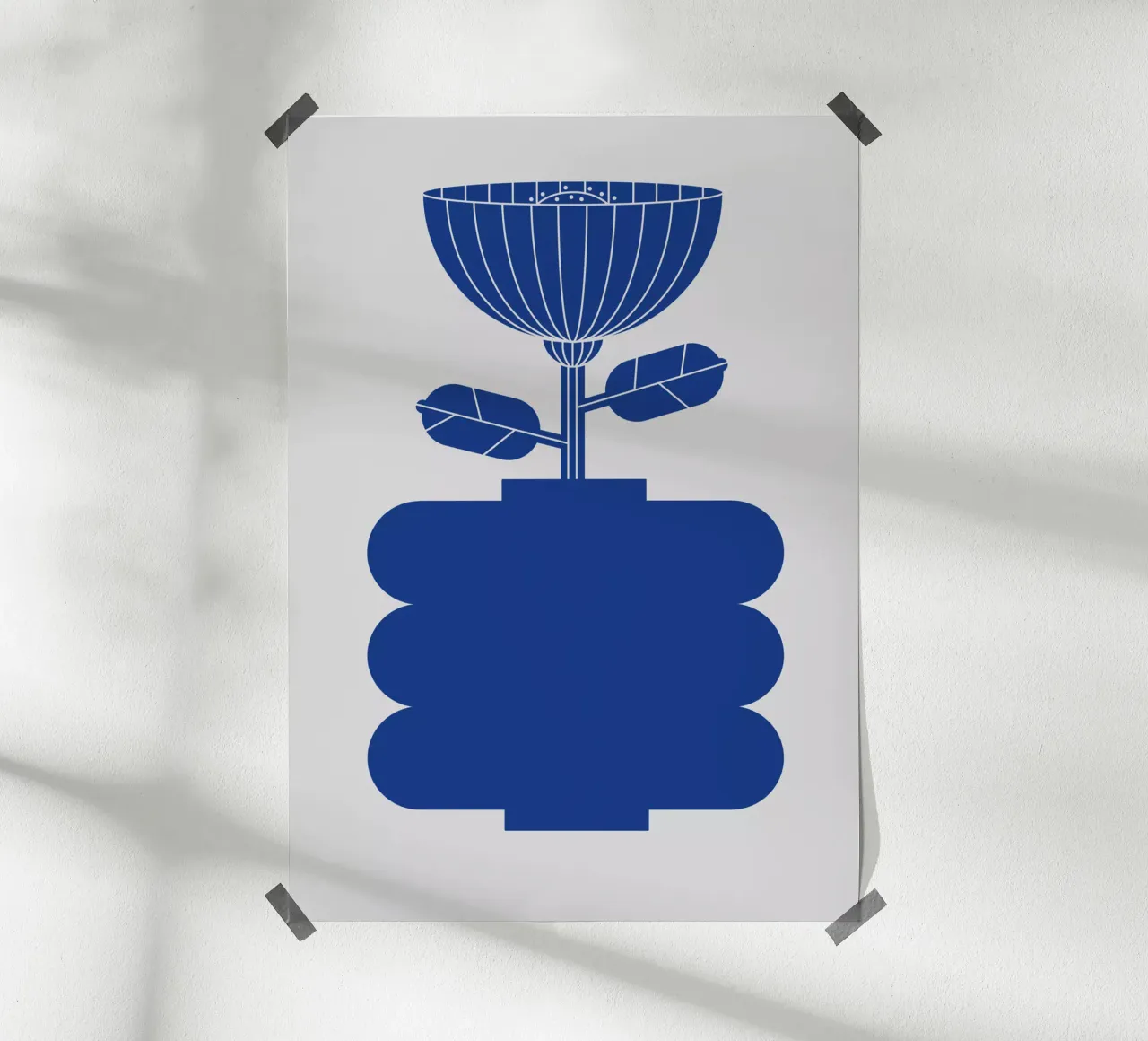 Blue vase no: 4 poster da Lidia Blomgren