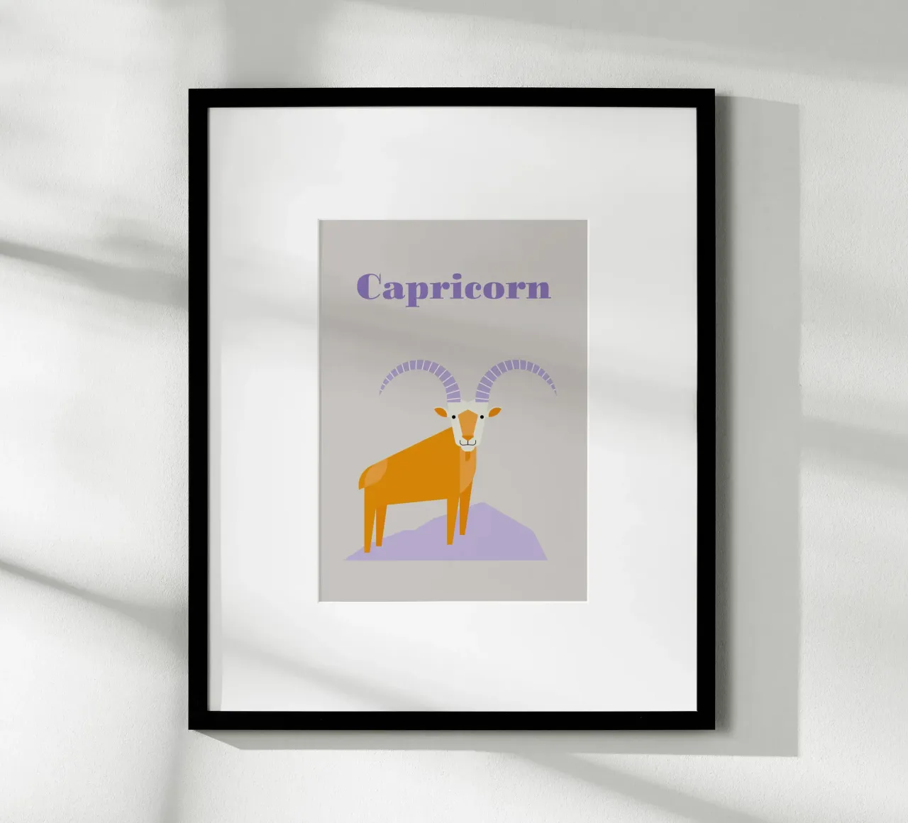 Sternzeichen Steinbock Hahnemühle von Carolin Vonhoff