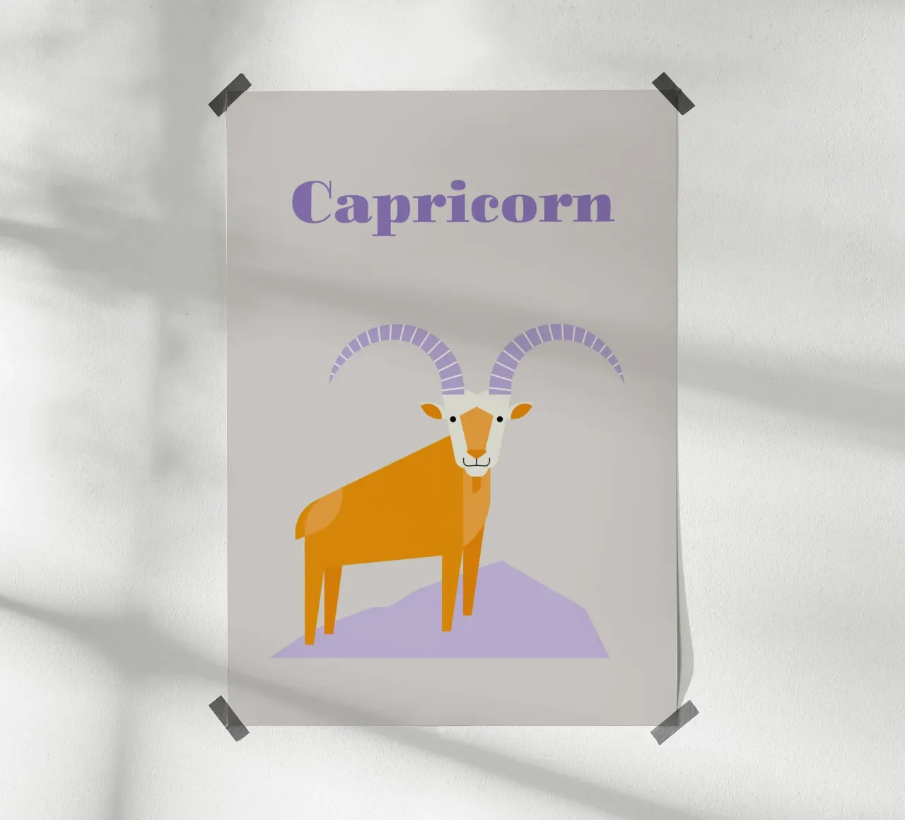 Sternzeichen Steinbock Hahnemühle von Carolin Vonhoff