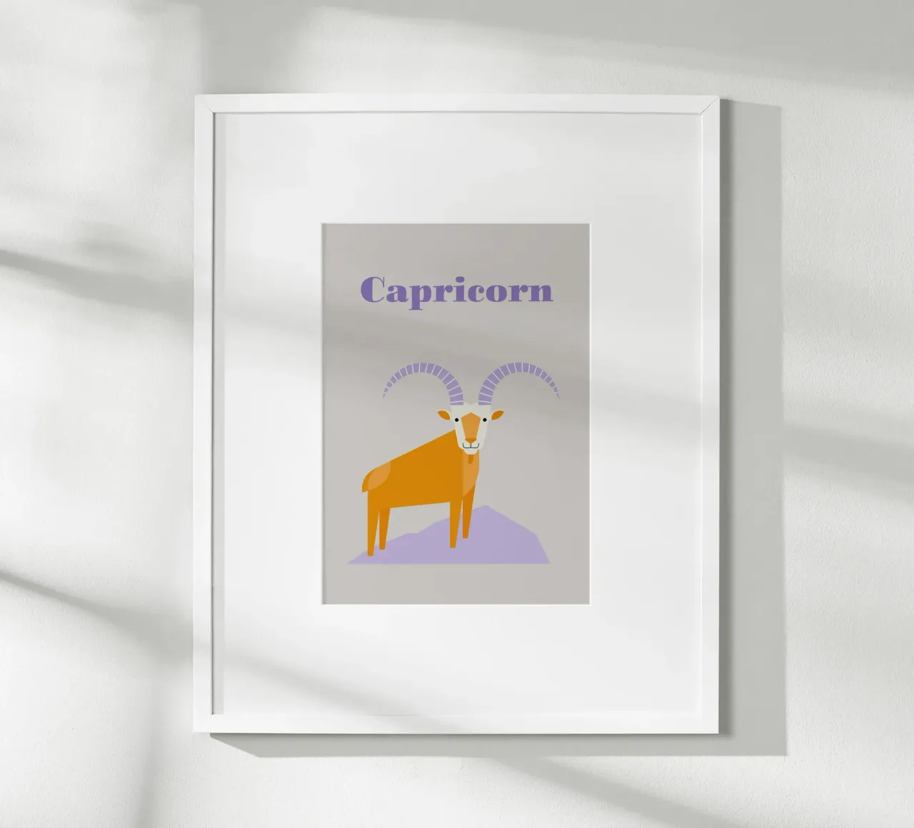 Sternzeichen Steinbock Hahnemühle von Carolin Vonhoff