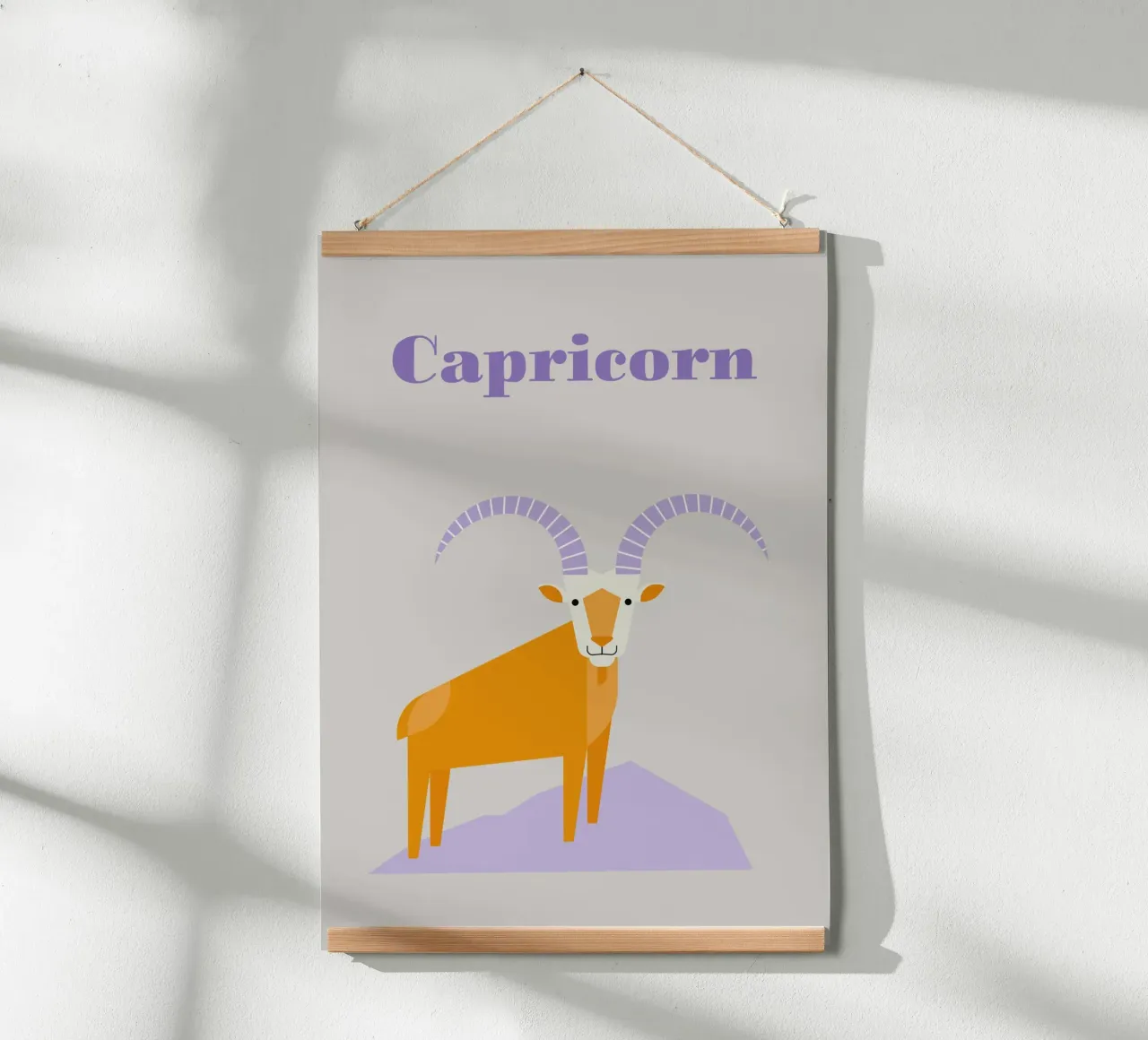 Sternzeichen Steinbock Hahnemühle von Carolin Vonhoff
