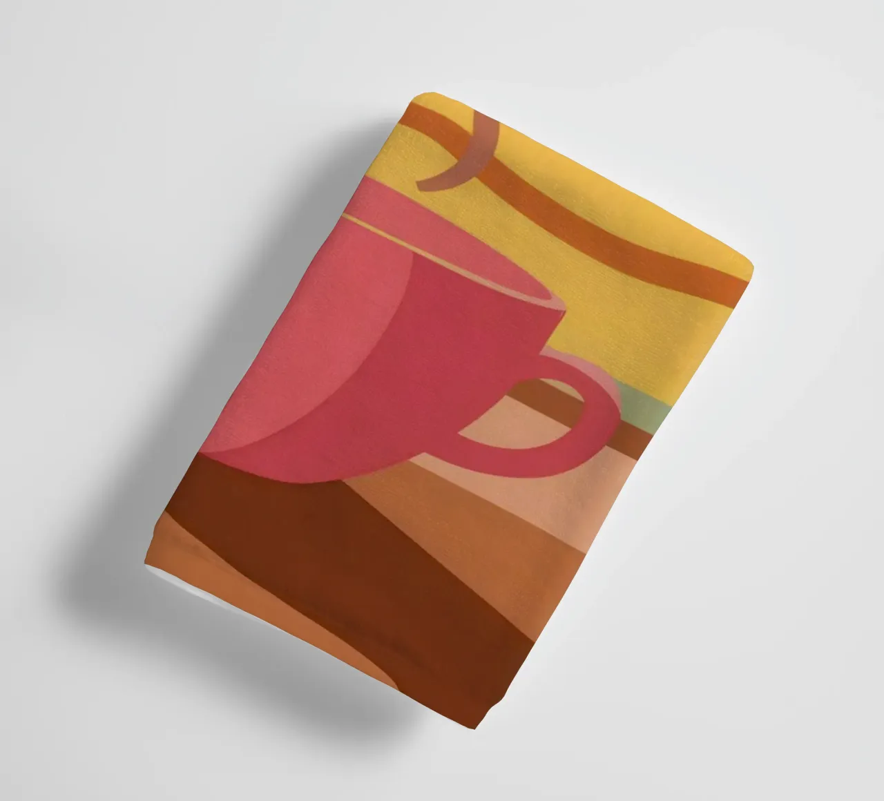 Dampfender Morgenkaffee Handtuch von Sun Riser