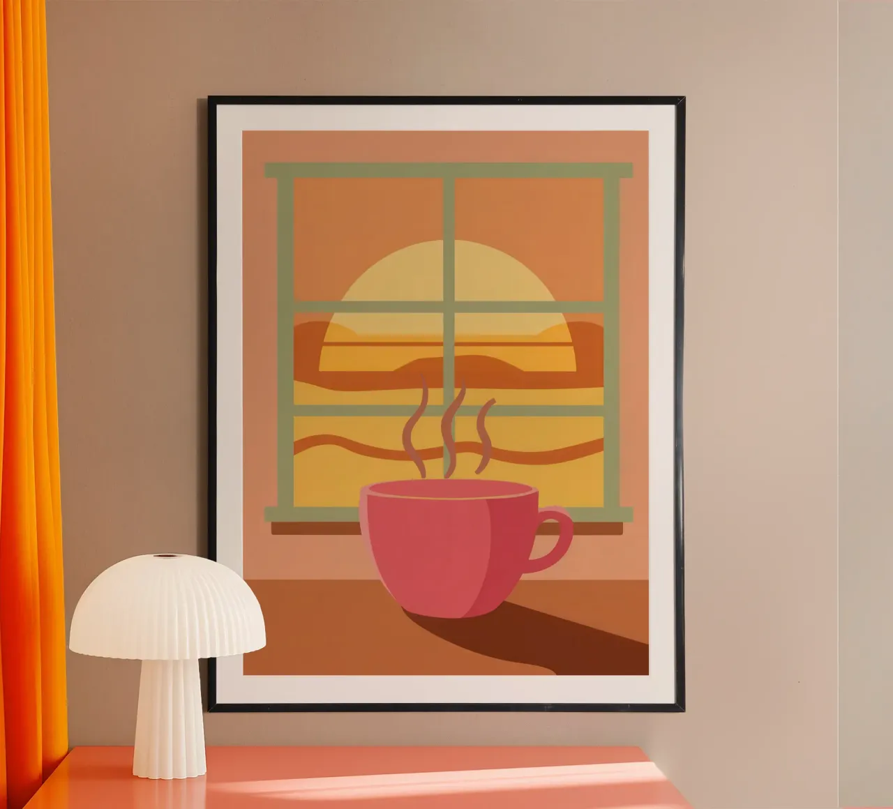 Caffè mattutino fumante carta hahnemühle da Sun Riser