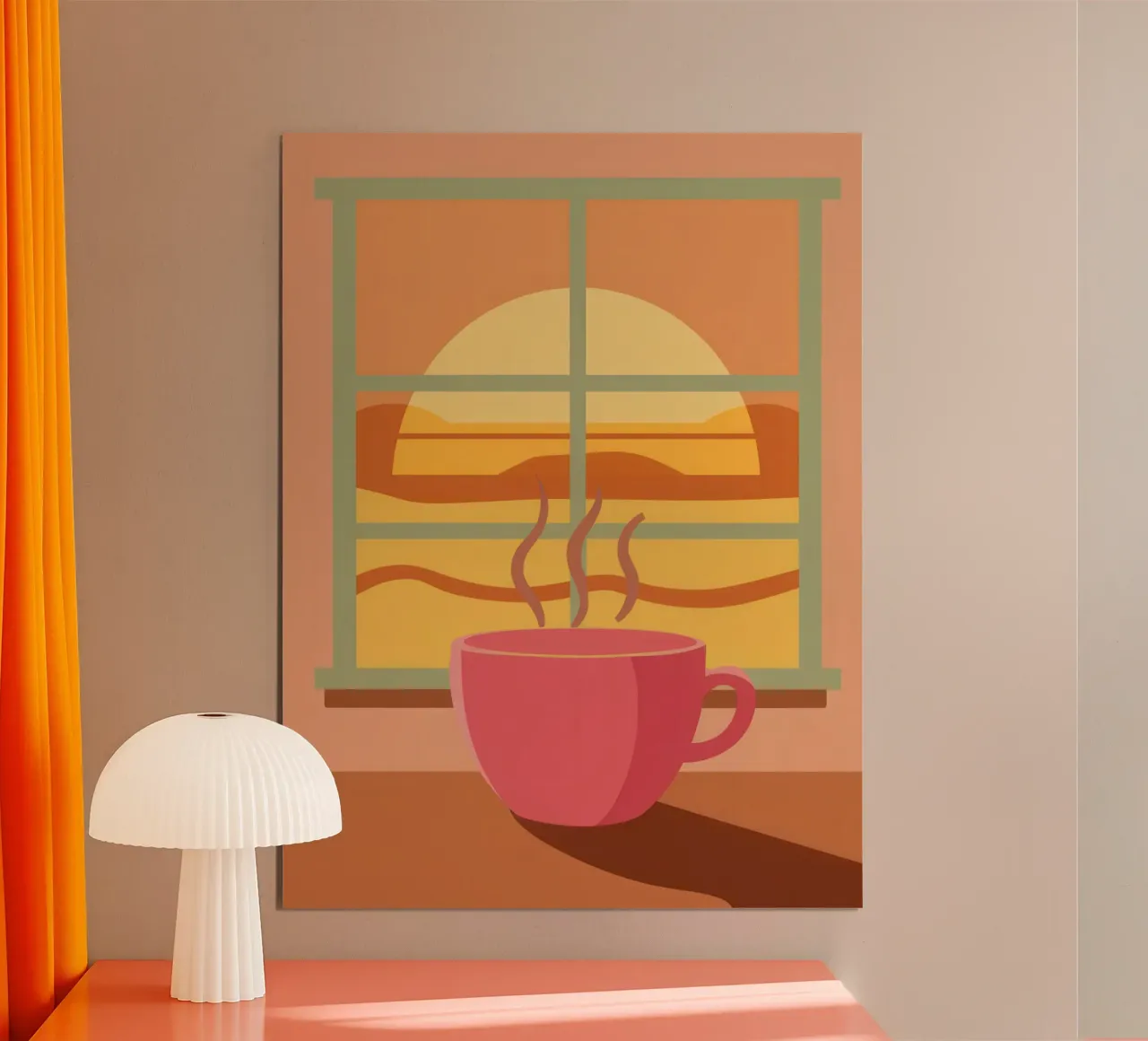 Caffè mattutino fumante carta hahnemühle da Sun Riser