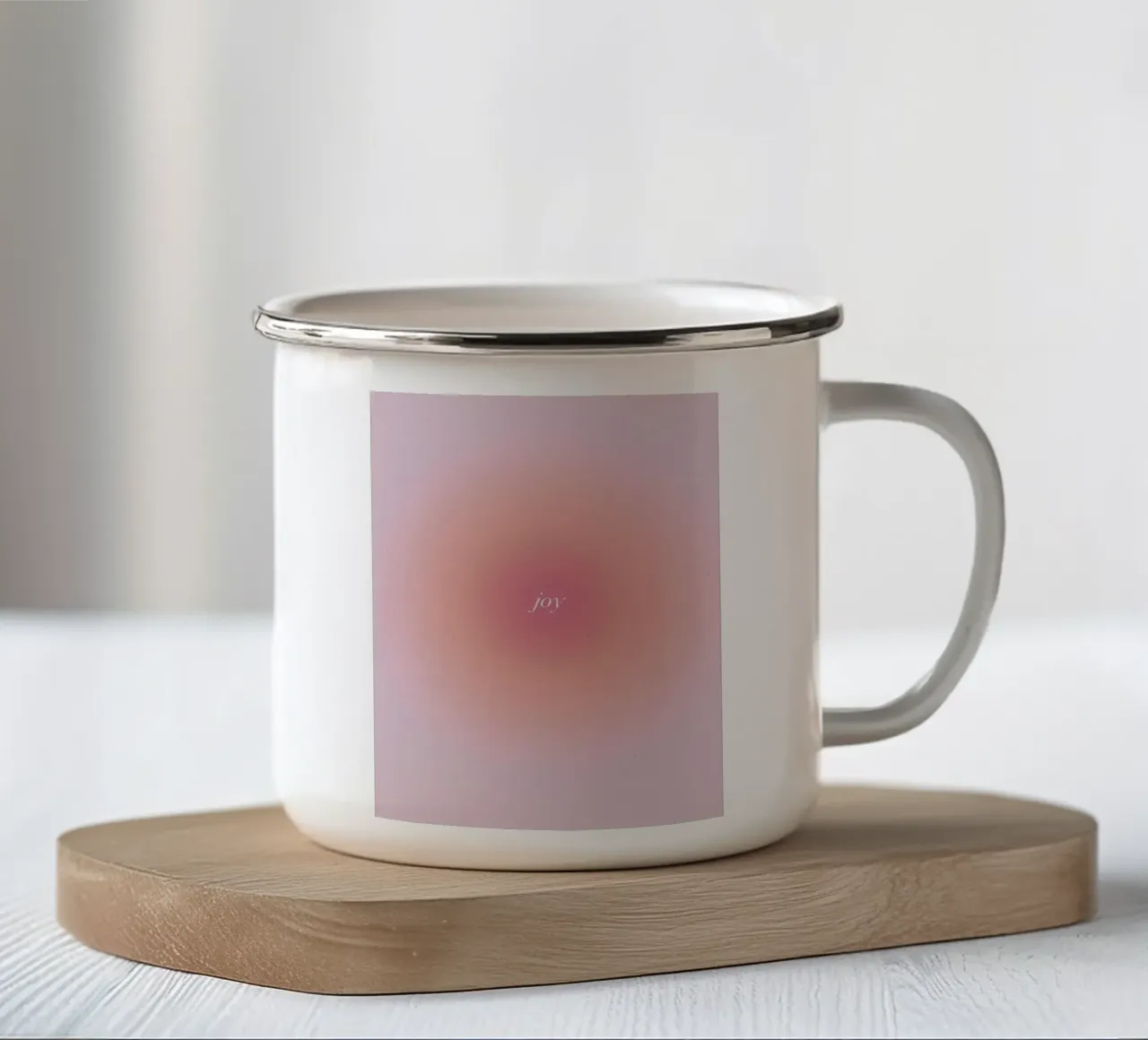 Gioia - Energia positiva tazza in smalto da kokoprint